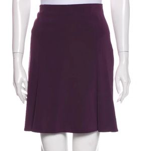 Piazza Sempione Silk mini Skirt high waisted purple Made in Italy
